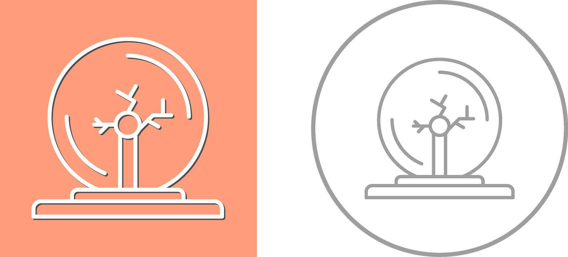 Plasma Ball Icon Design vector