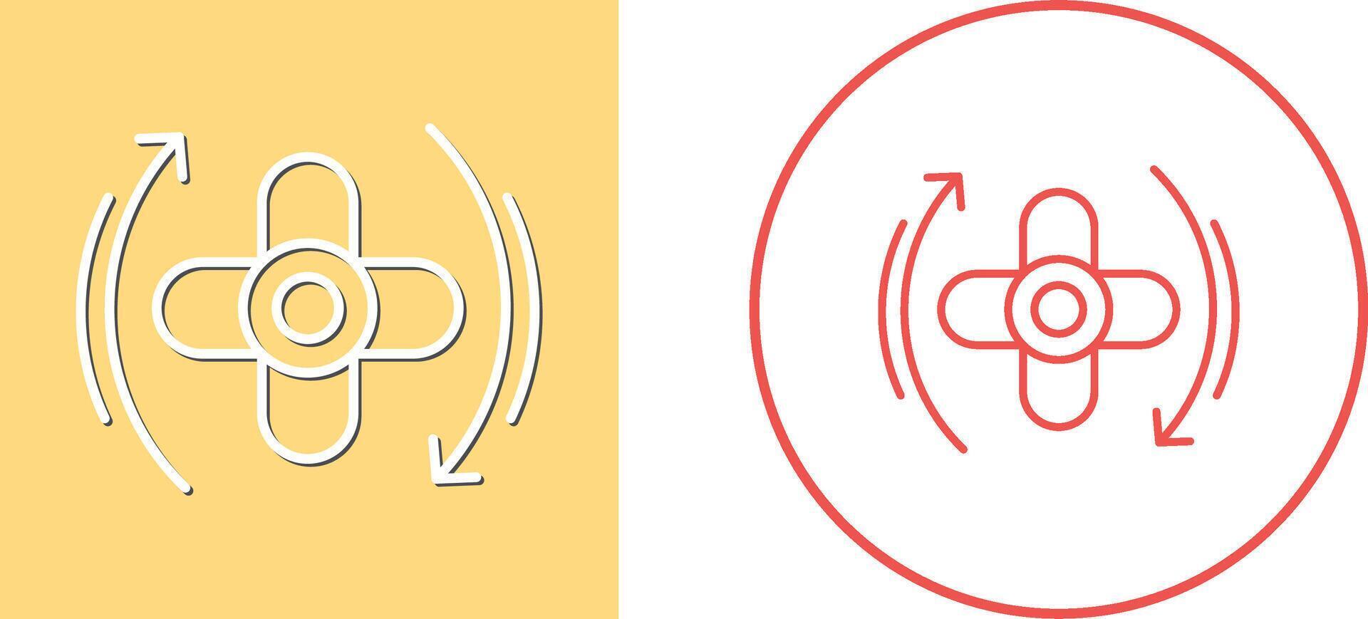 Rotate Icon Design vector