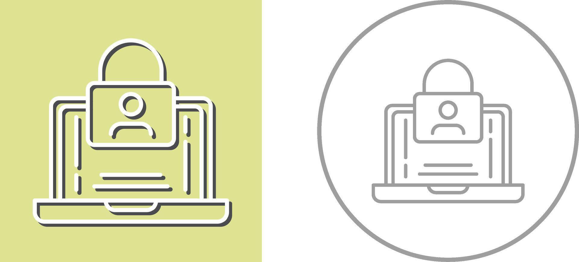 Authentication Icon Design vector