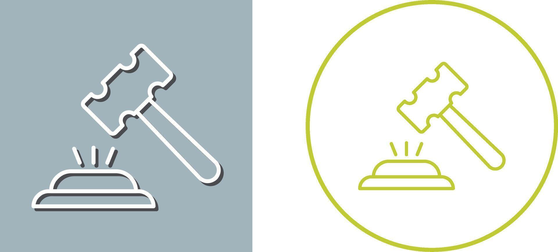 Gavel Icon Design vector