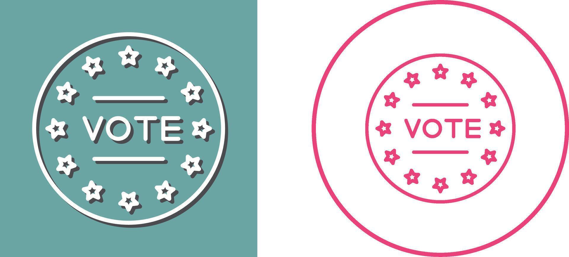 Vote Icon Design vector