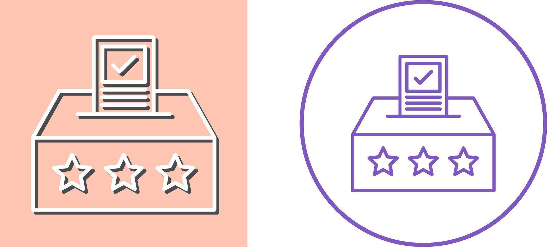 Ballot Icon Design vector