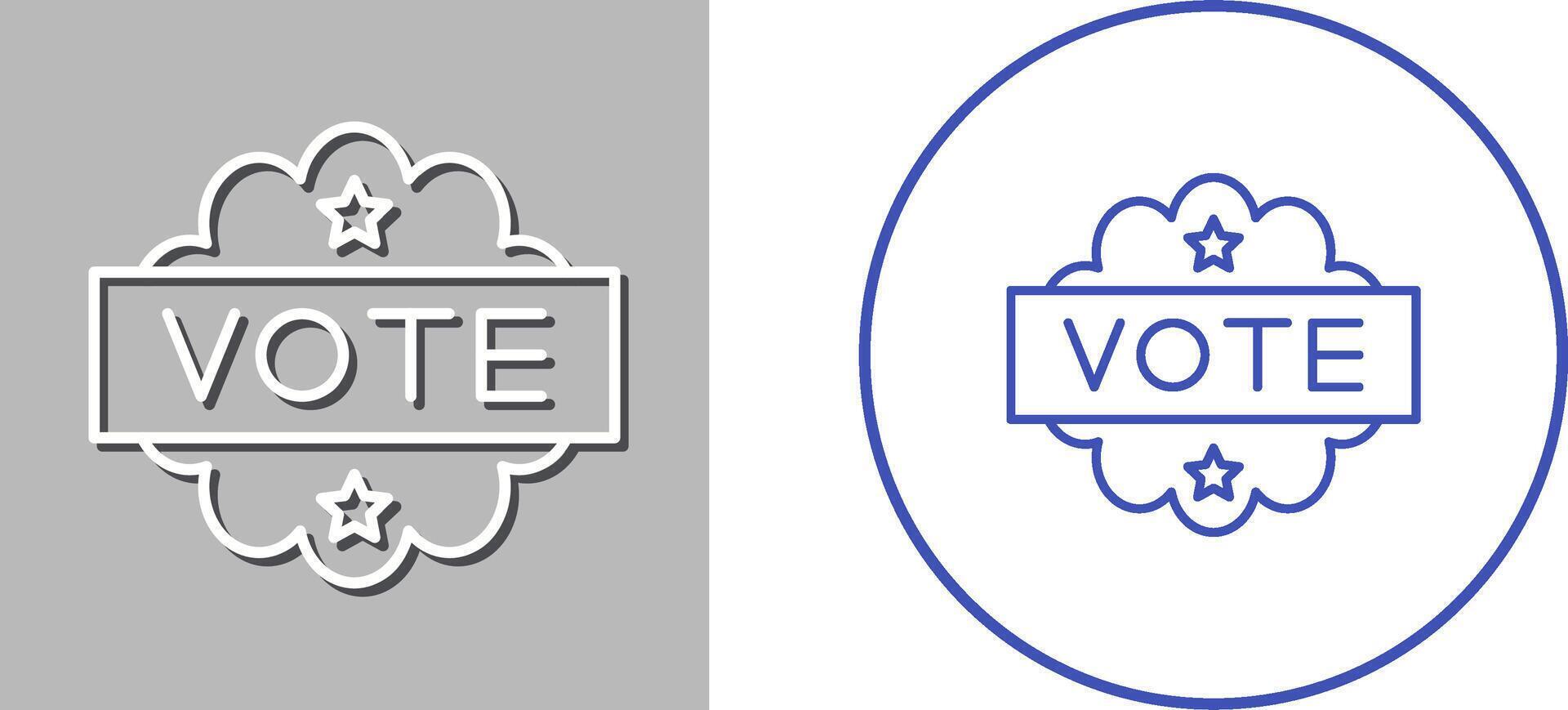 Vote Icon Design vector