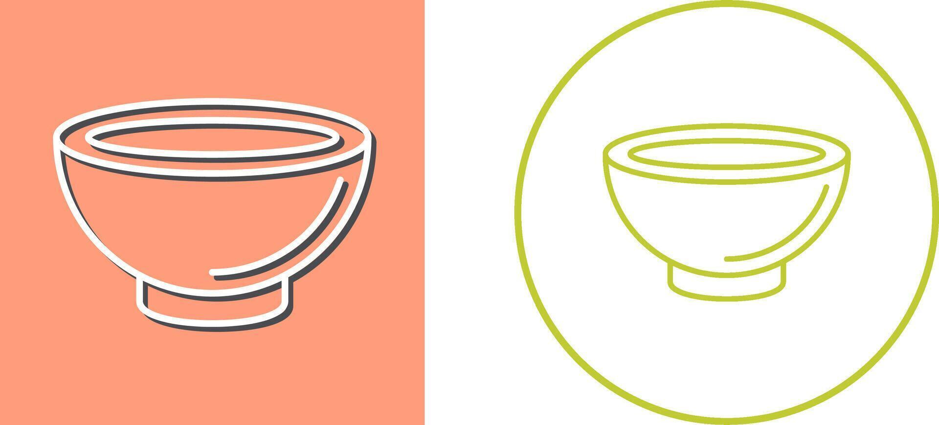 Bowl Icon Design vector