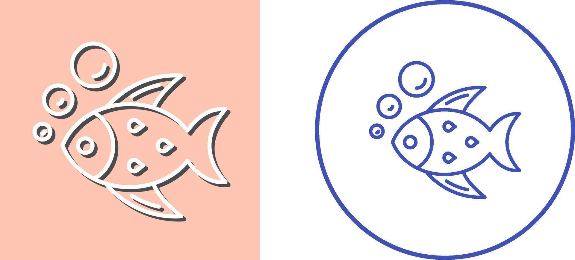 Fish Icon Design vector