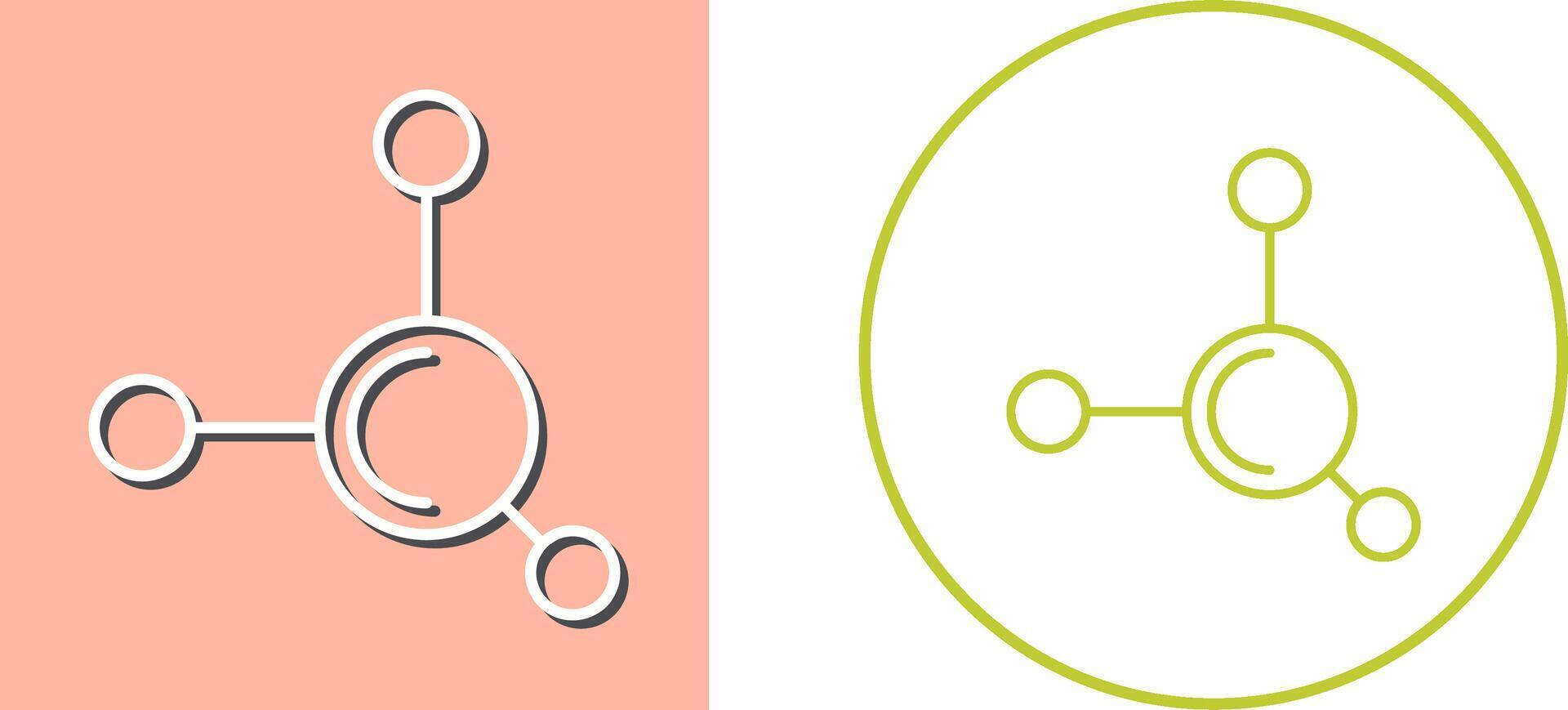 Molecule Icon Design vector