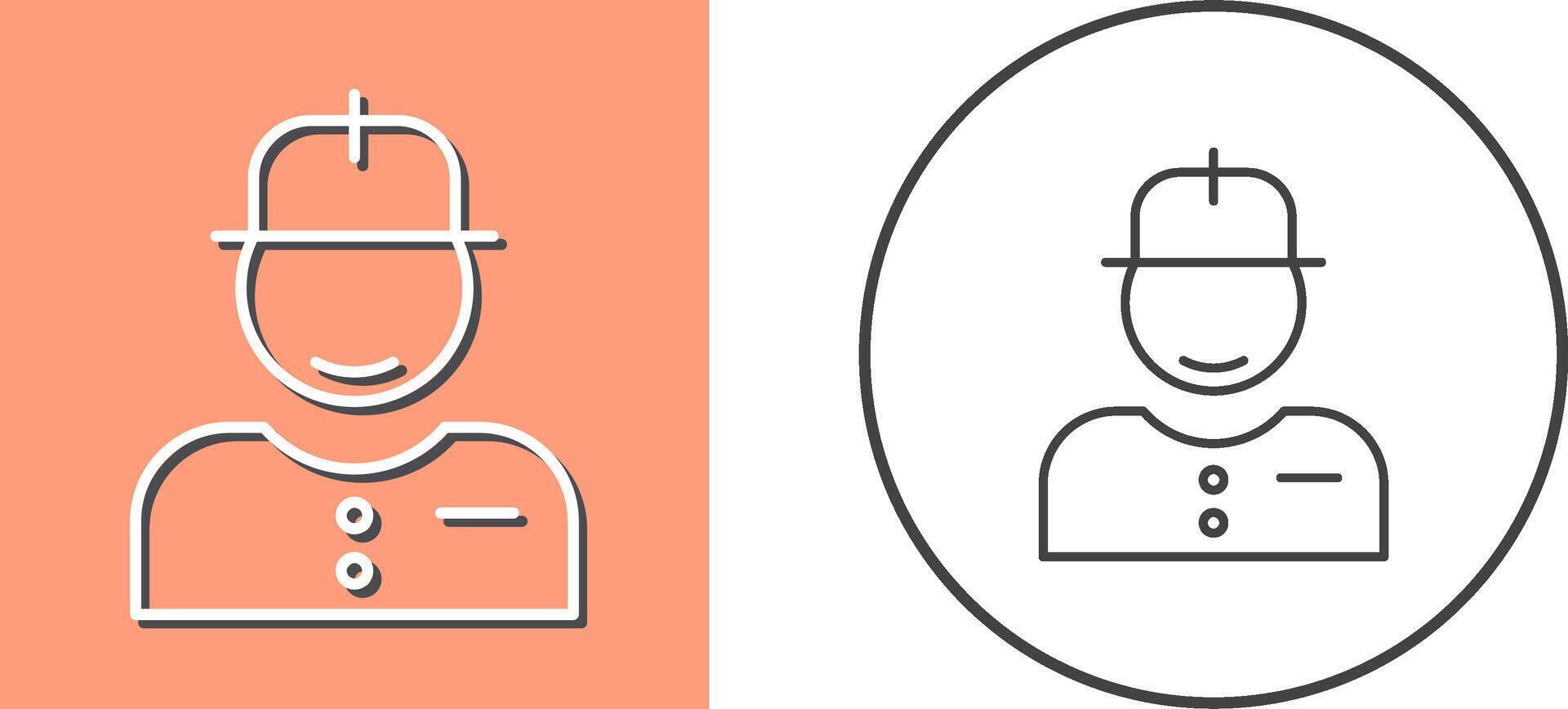 Worker Icon Design vector
