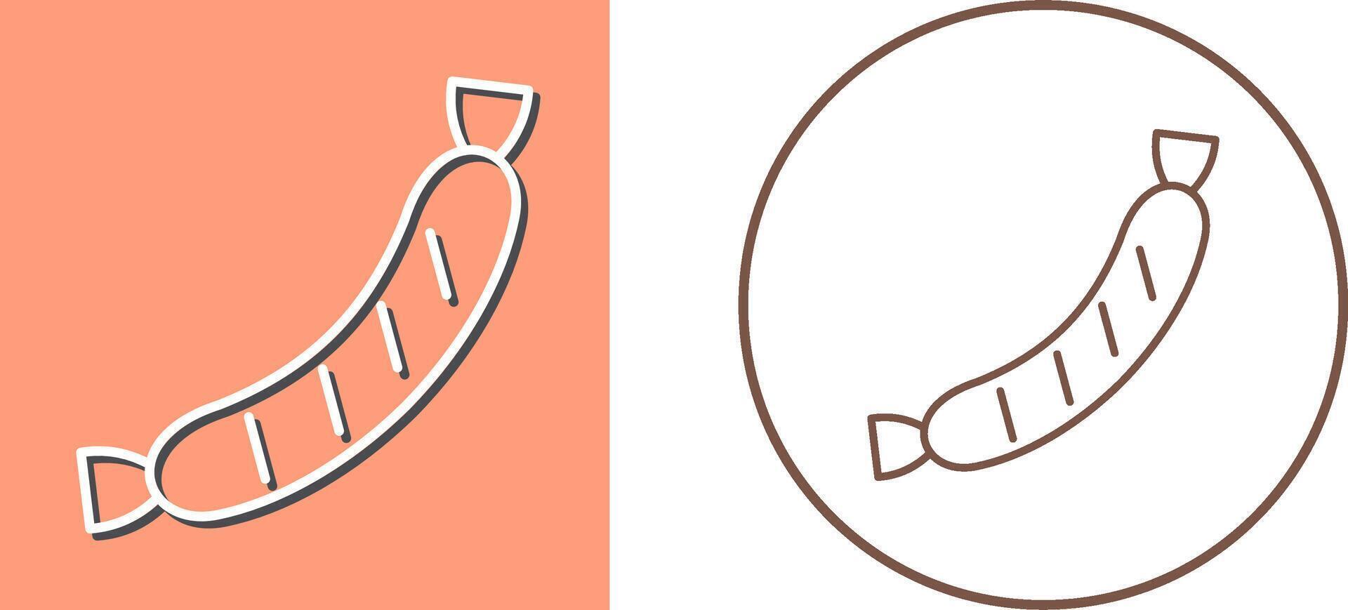 Sausage Icon Design vector