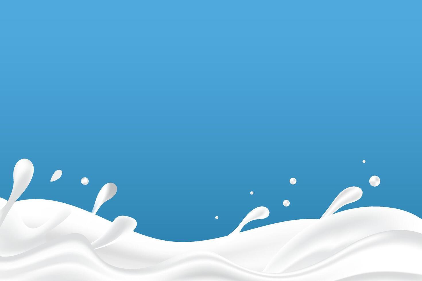 milky waves background. additional elements of milk design vector