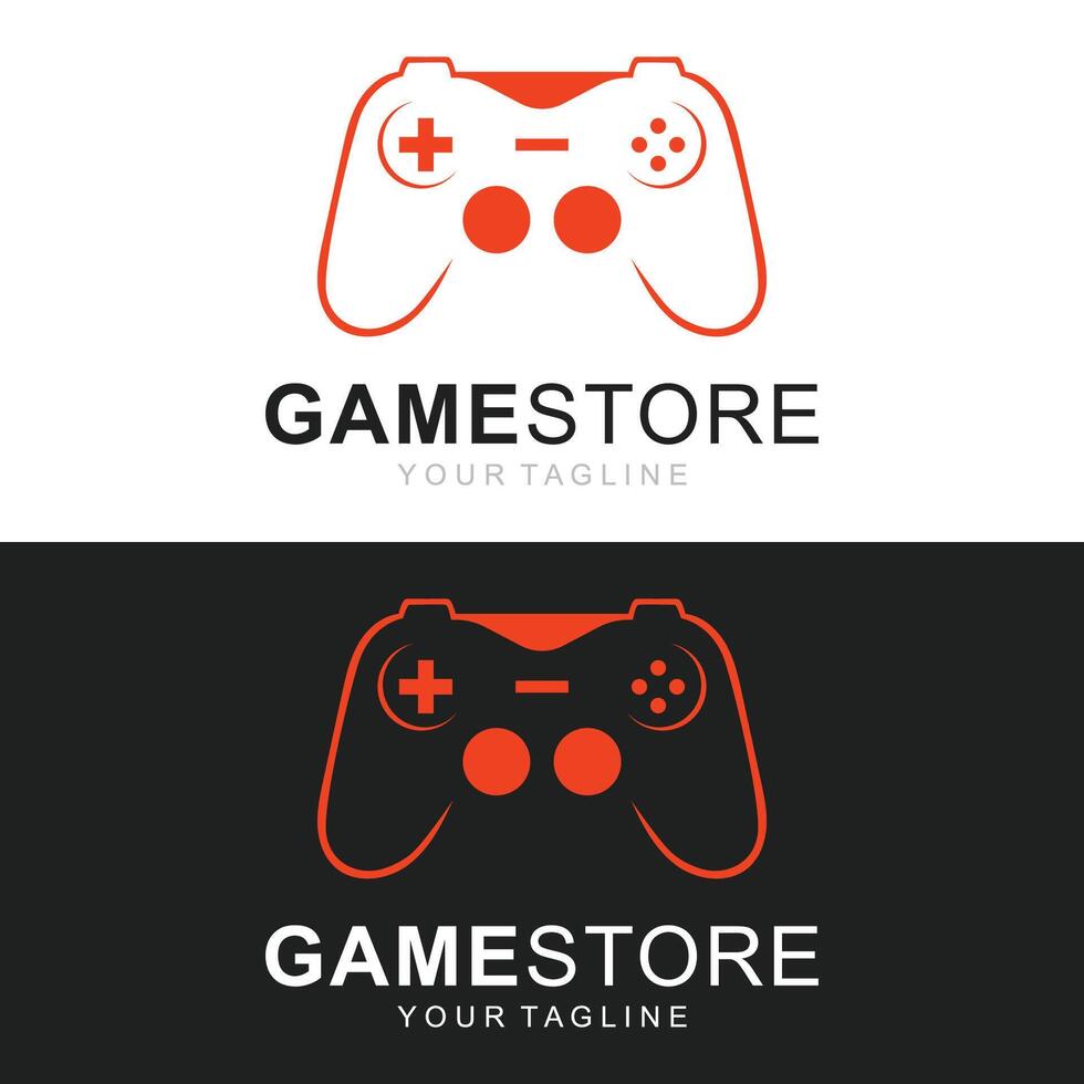 Joystick Game Controller Logo Icon vector