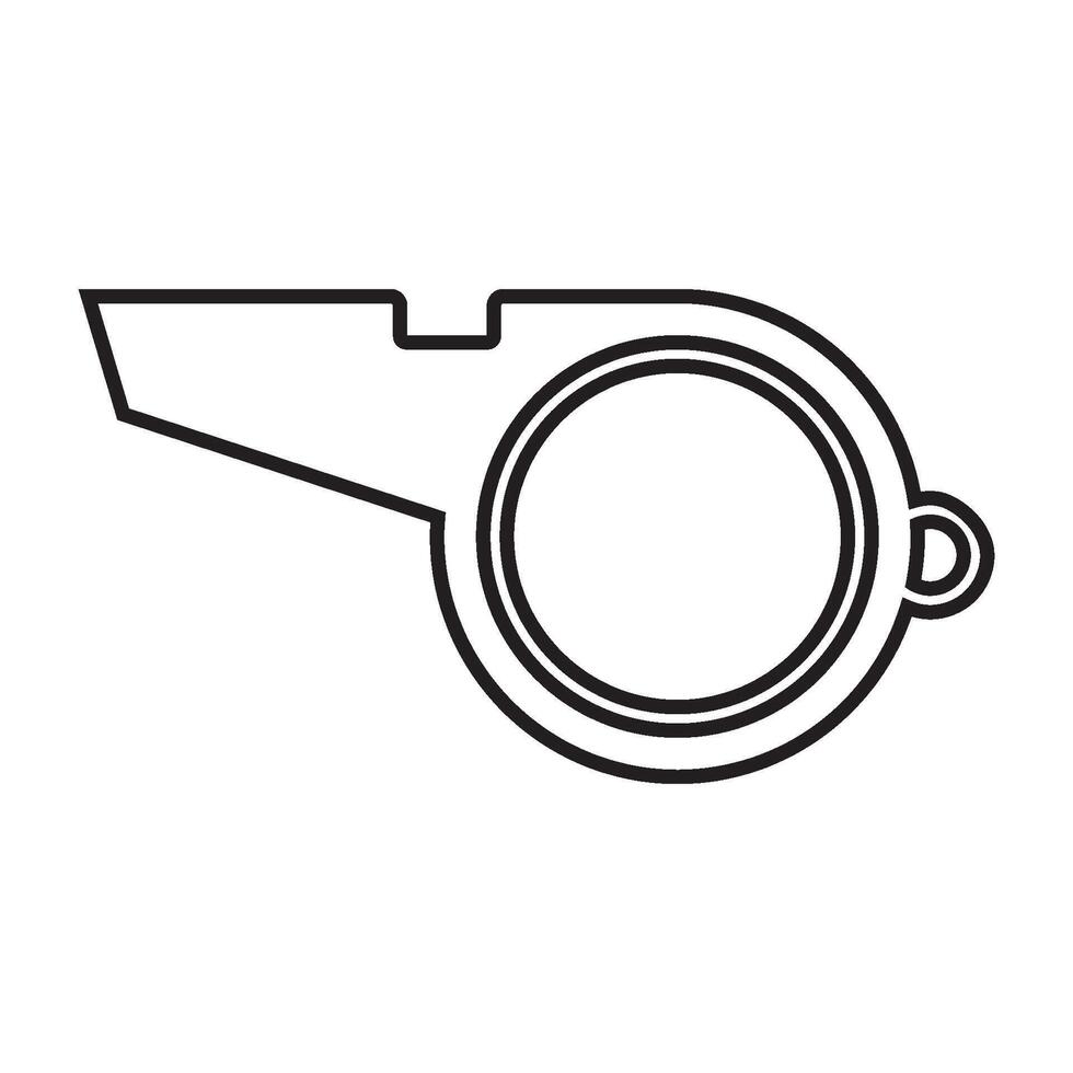 whistle symbol icon vector