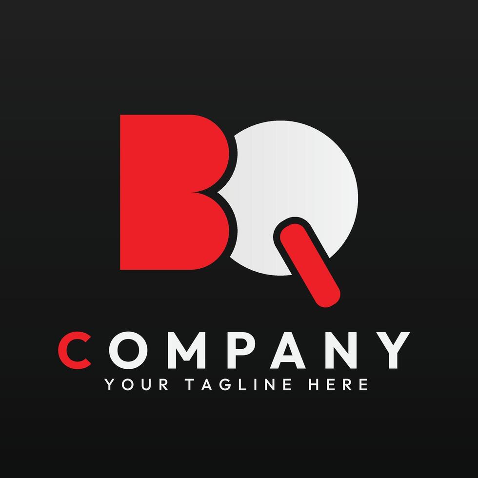 Logo template of letter B and Q 44414191 Vector Art at Vecteezy