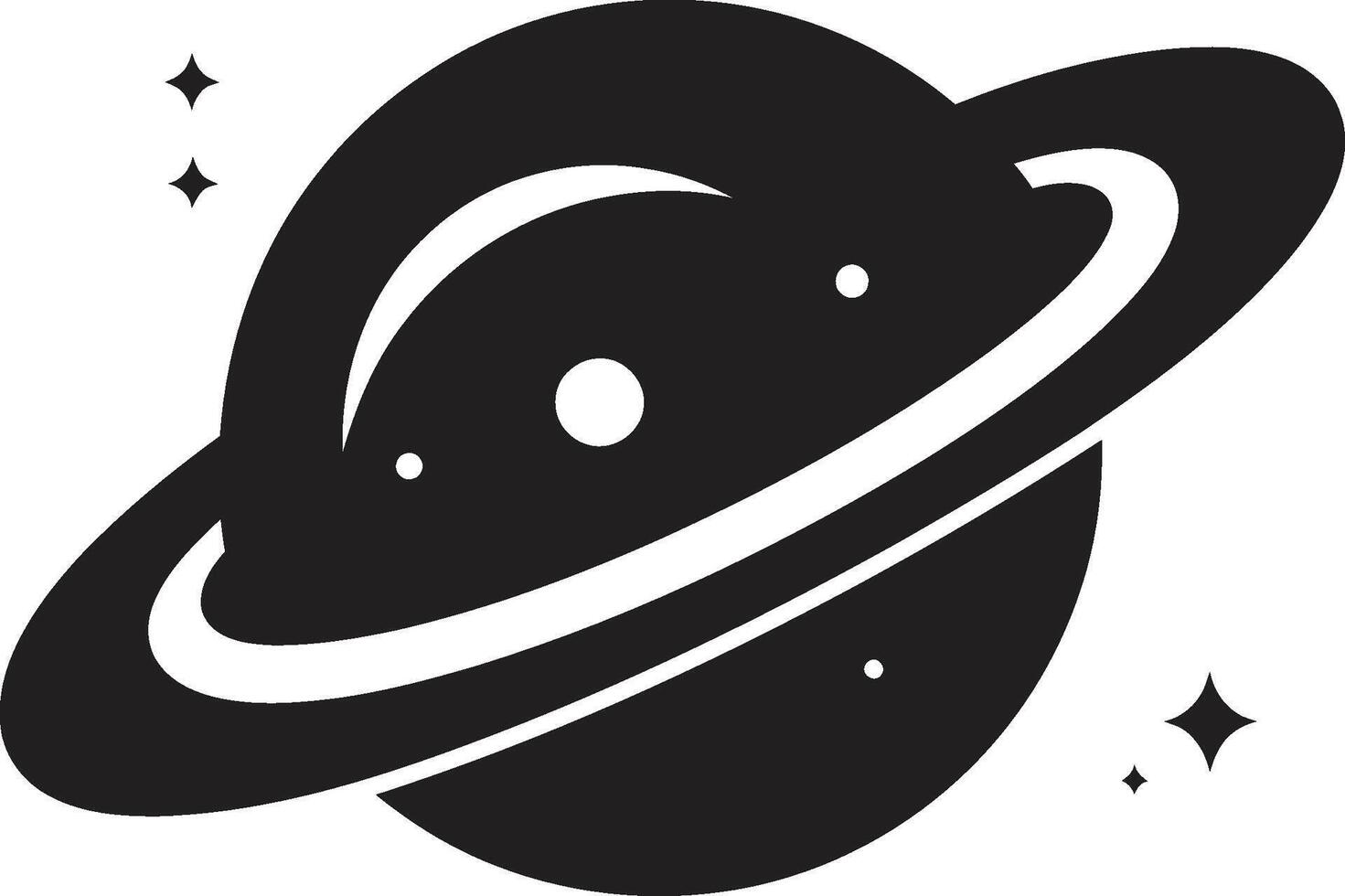 Interstellar Essence Illuminated Iconic Emblem Icon Astral Domain Unfurled Logo Design vector