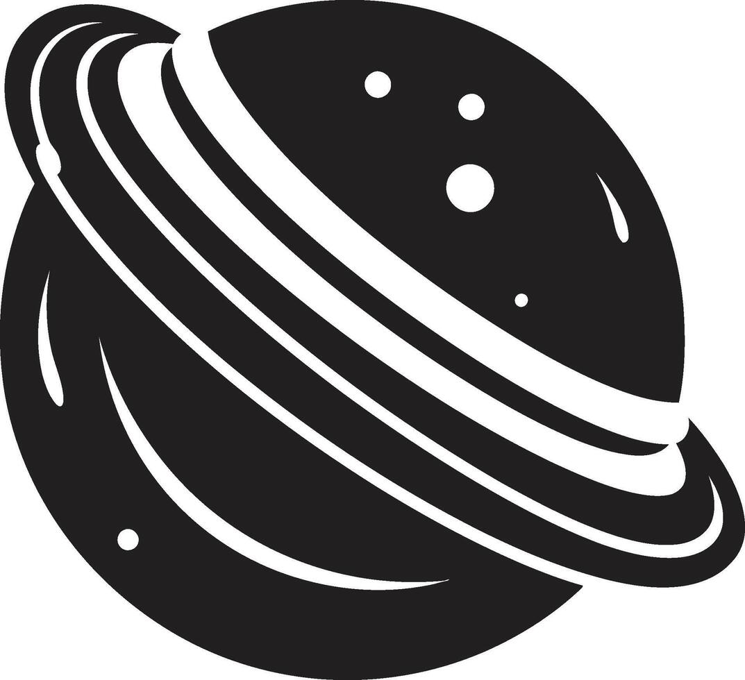 Galactic Evolution Logo Design Orbital Majesty Unveiled Iconic Emblem Design vector