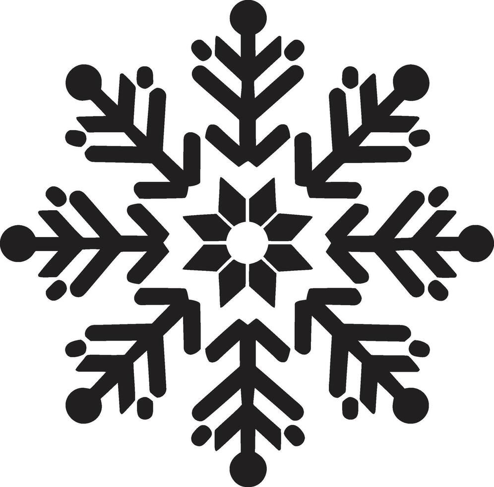 Frozen Finesse Unfurled Logo Design Winters Wonder Unveiled Iconic Emblem Design vector