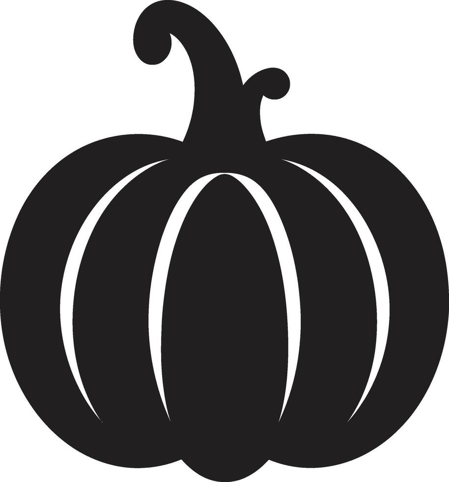 calabazas radiante encanto logo icono cosecha resplandor desvelado icónico emblema icono vector