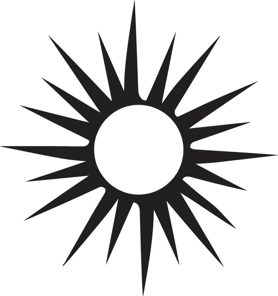 Dazzling Day Sun Symbolism Sunny Splendor Sun Logo Design vector