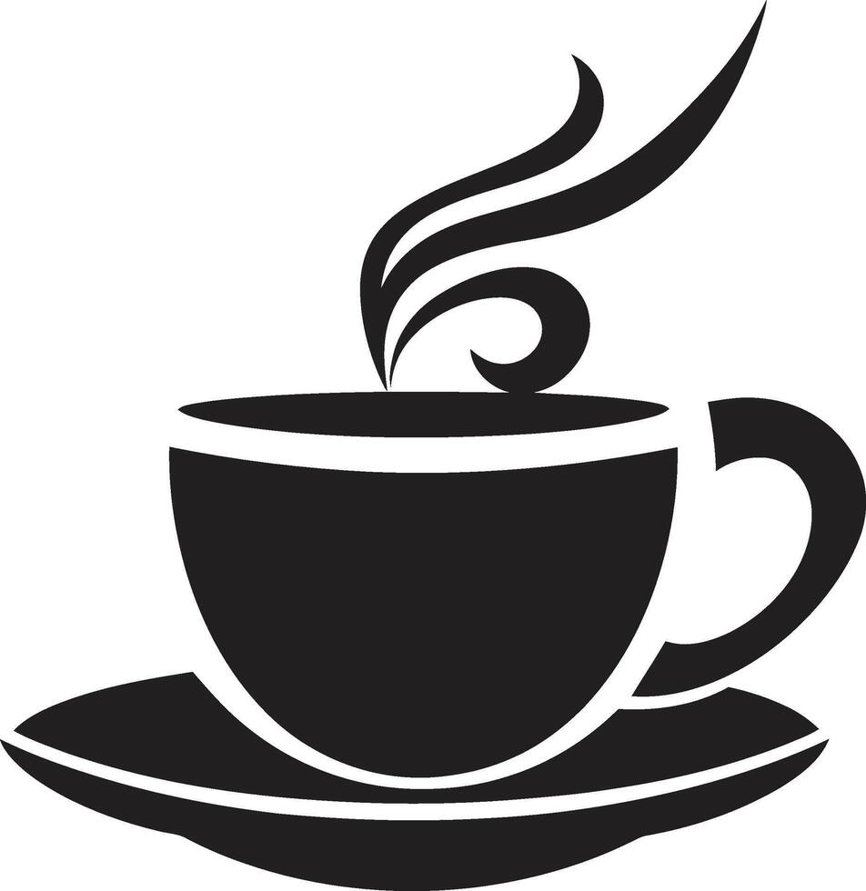 Sip and Savor Black Cup Brewing Excellence Black Cup vector
