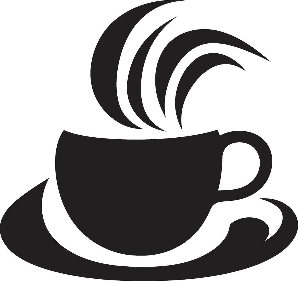 Morning Ritual Black of Coffee Cup Sip and Savor Black of Coffee Cup vector