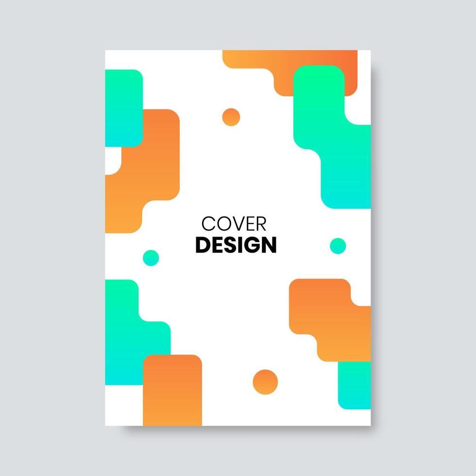 Covers with colorful geometric abstract shapes. Minimal covers design. illustration vector