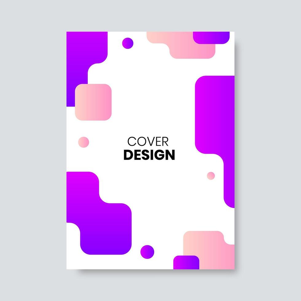 Covers with colorful geometric abstract shapes. Minimal covers design. illustration vector