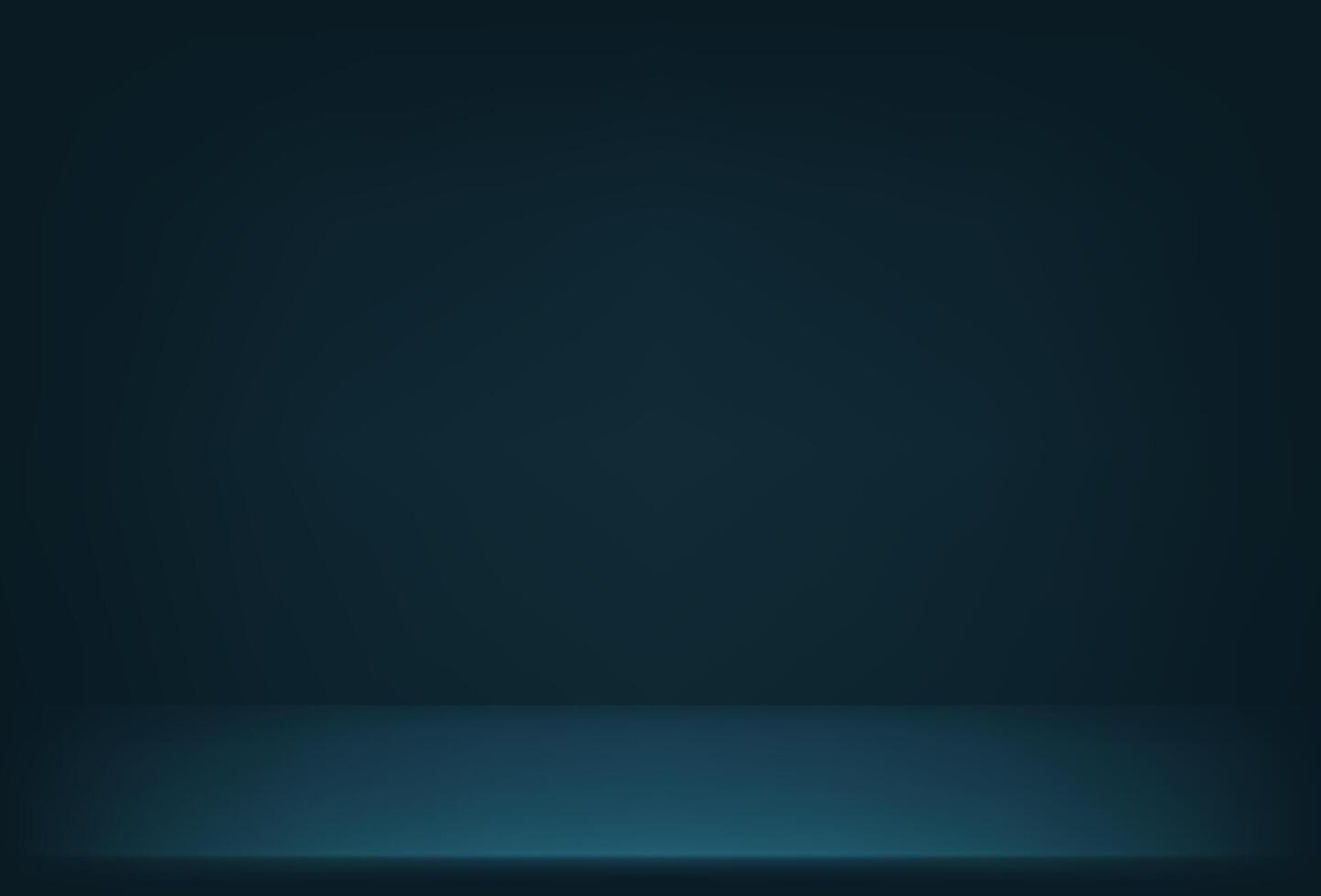 Blue navy background. Realistic studio wall. Minimal 3d shelf. Space for selling products on the website. Space for text. stand for products. vector