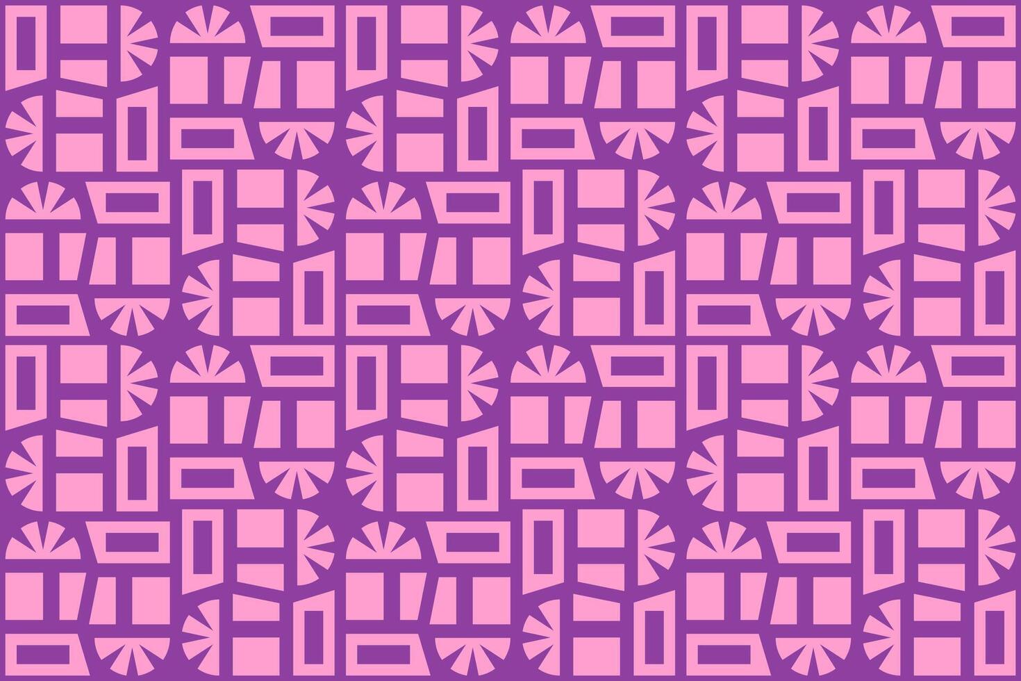 Abstract seamless pink and purple geometric pattern vector