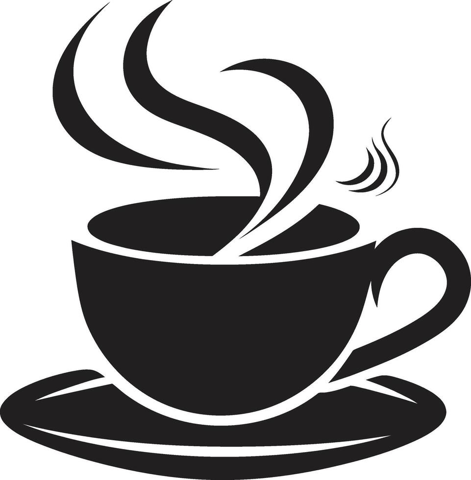 Sip and Savor Black Cup Brewing Excellence Cup in Black vector