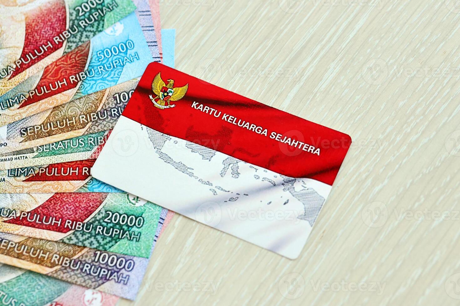 Indonesia KKS prosperous family card originally called kartu keluarga sejahtera photo