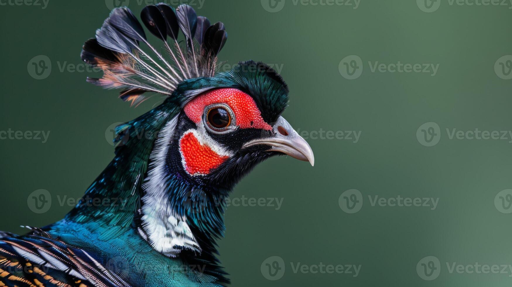 Close-up portrait of a partridge showcasing feathers, wildlife, bird, ornithology, beak, and plumage with a narrow depth of field photo