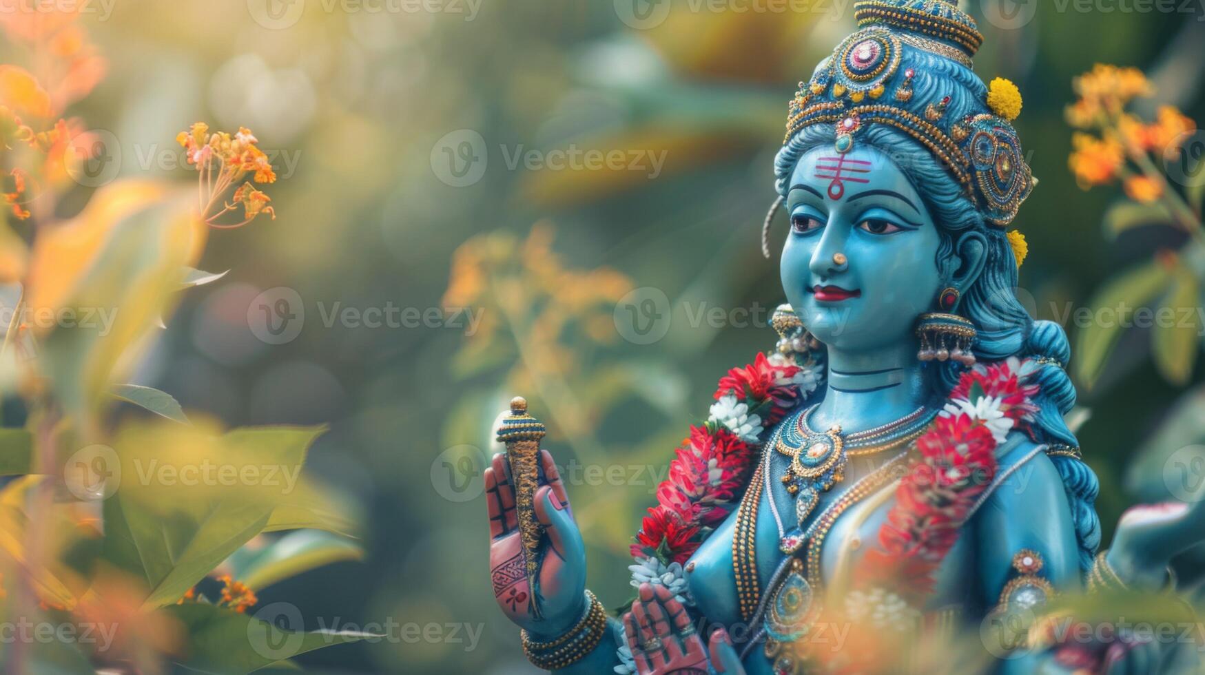de cerca de un hindú kali deidad escultura representando religión, espiritualidad, arte, y cultura en India foto