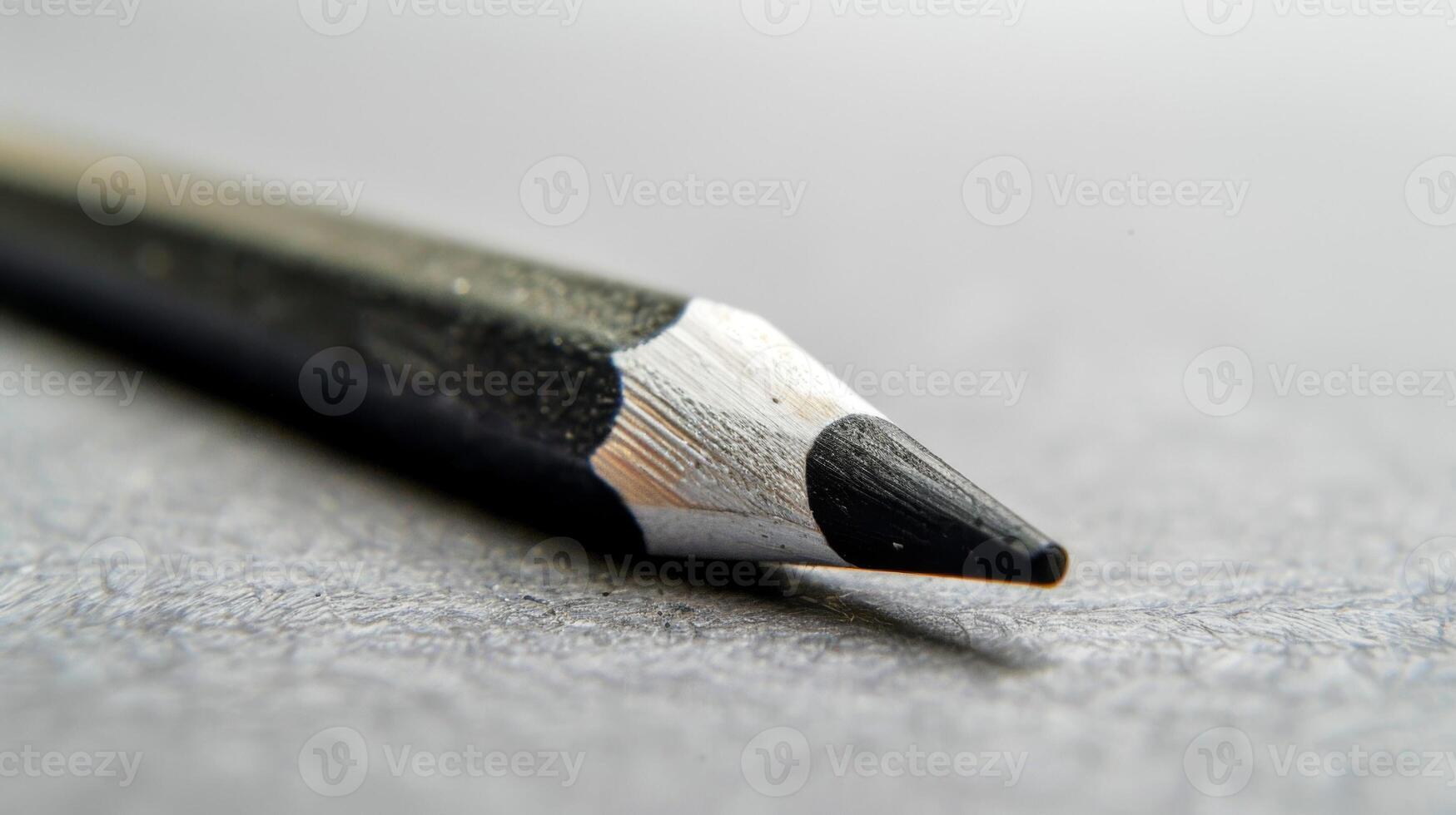 Graphite pencil tip in a high-detail close-up illustrating art and drawing instrument creativity photo