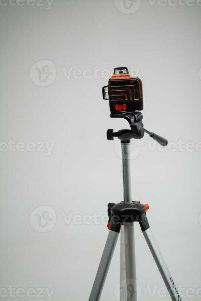Laser level on a tripod for measurement photo