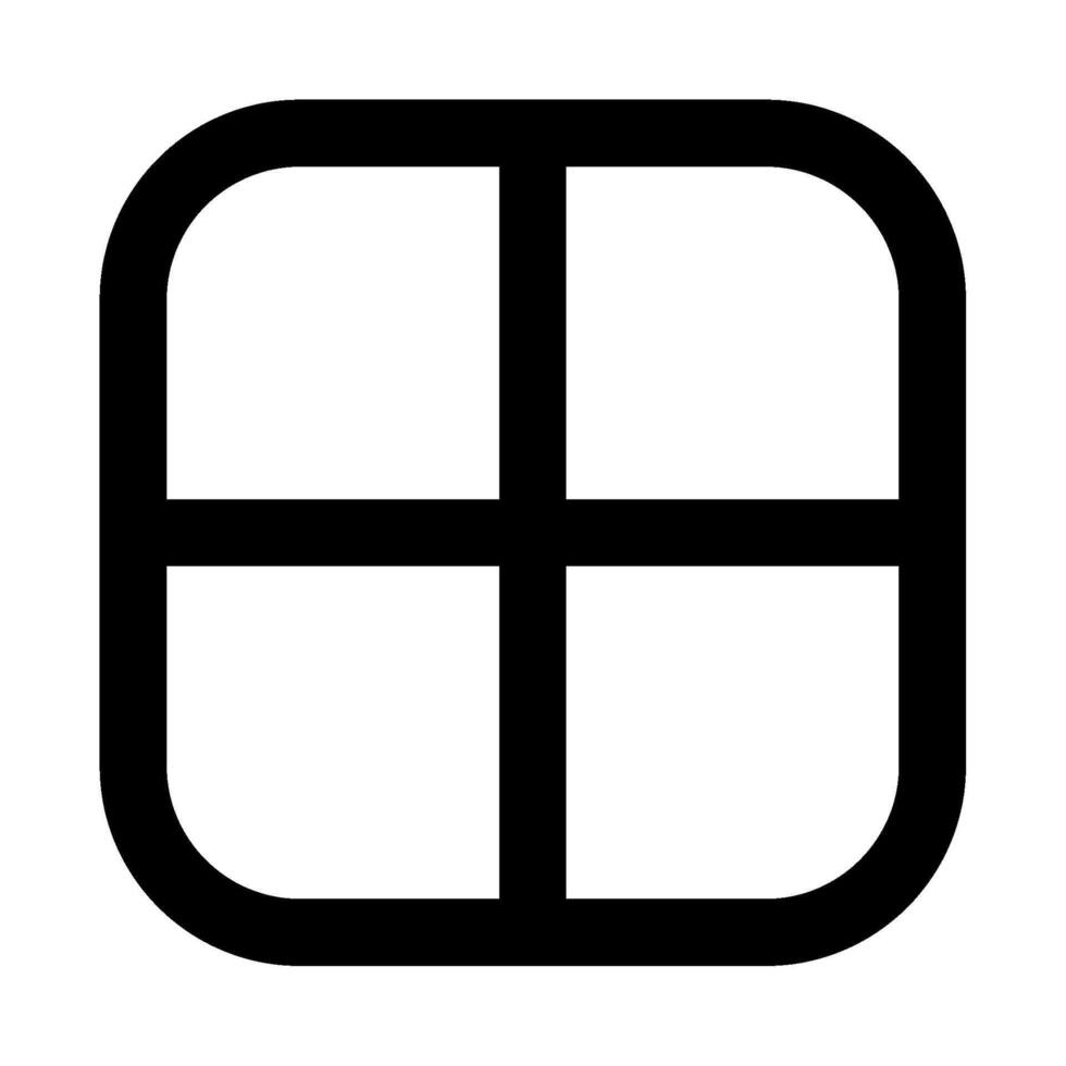 Grid icon for uiux, web, app, infographic, etc vector