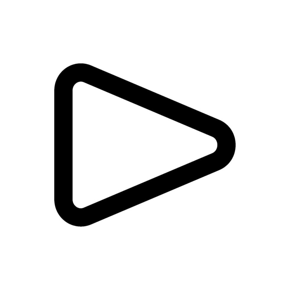 Play icon for uiux, web, app, infographic, etc vector