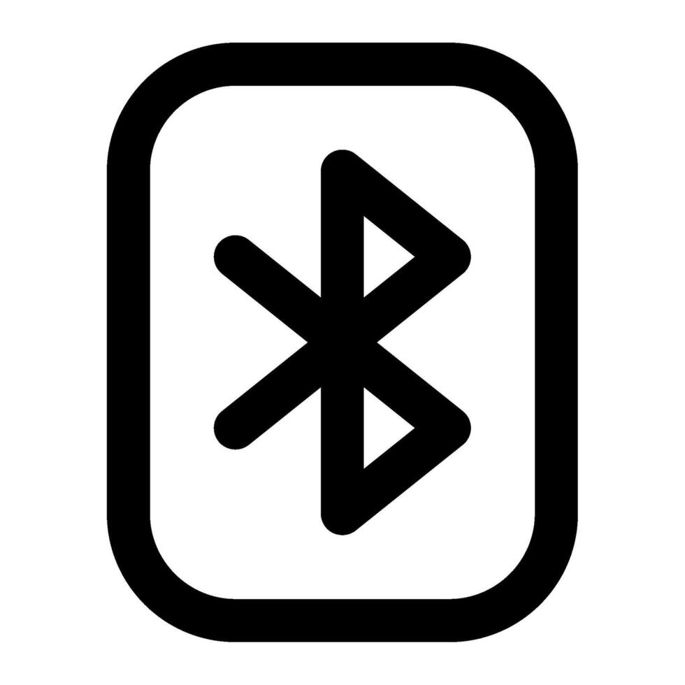 Bluetooth icono para uiux, web, aplicación, infografía, etc vector