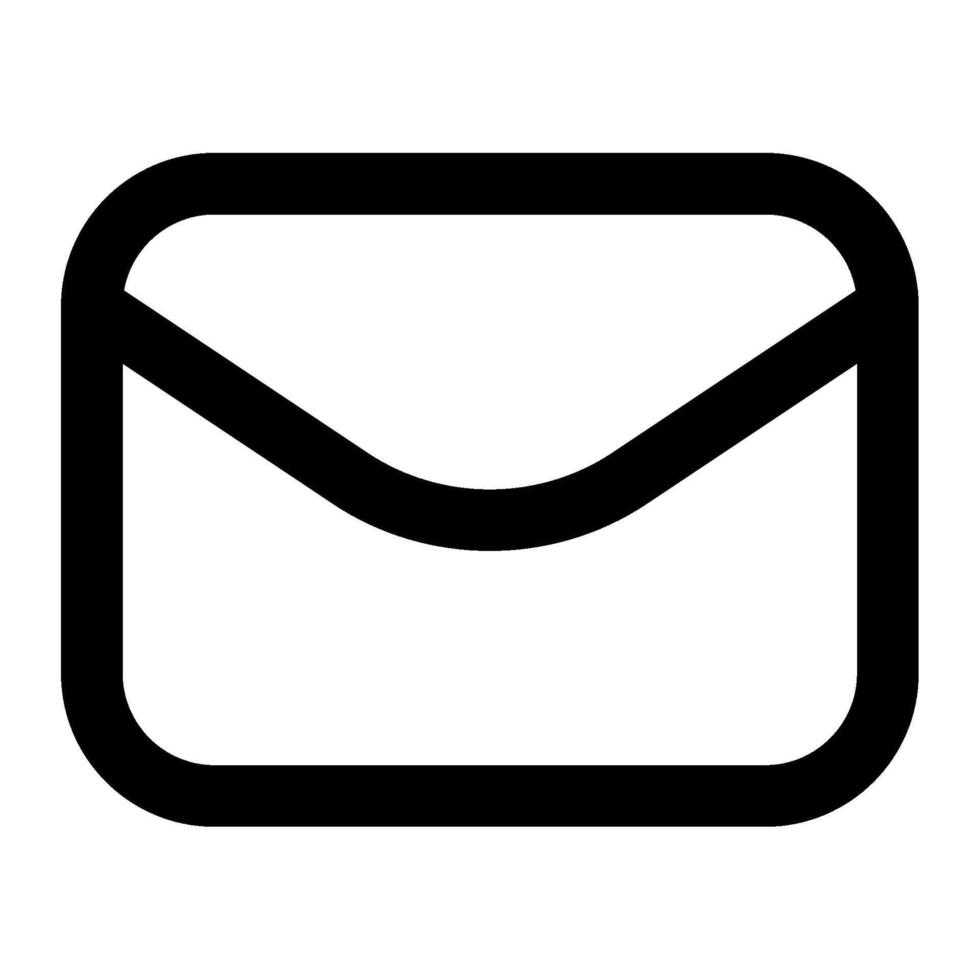 Mail icon for uiux, web, app, infographic, etc vector