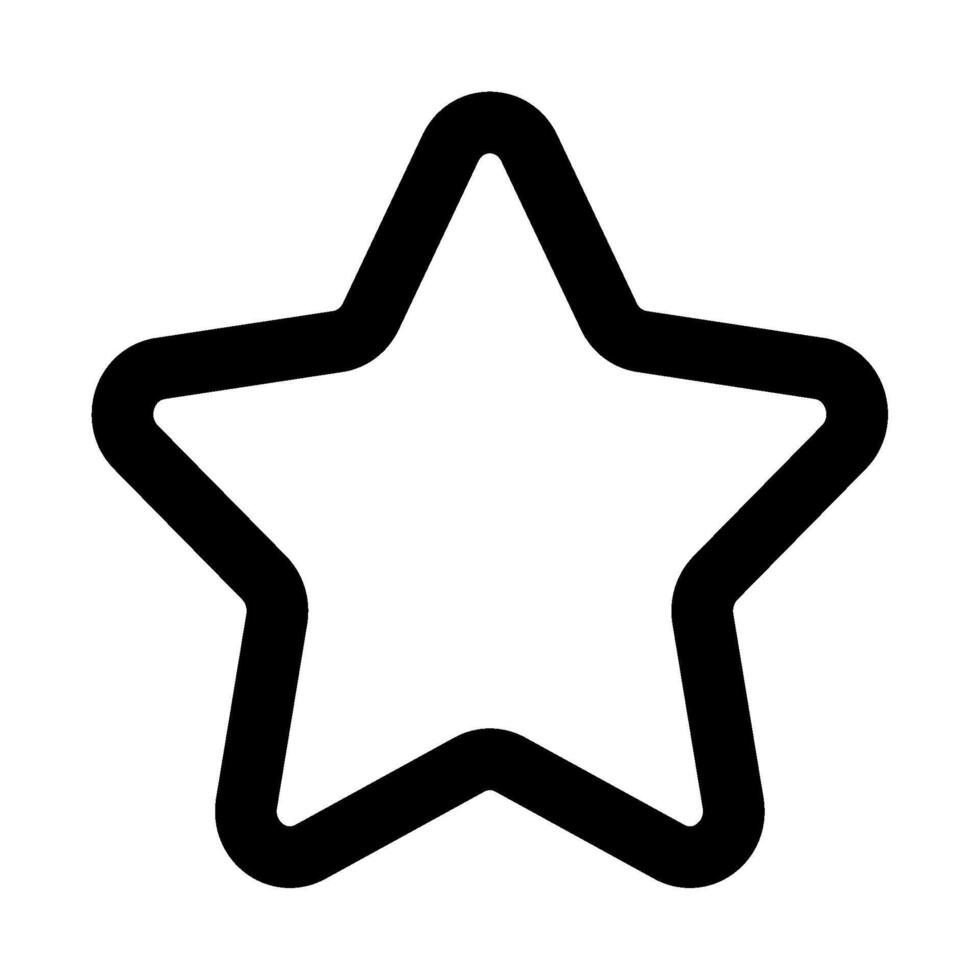 Star icon for uiux, web, app, infographic, etc vector