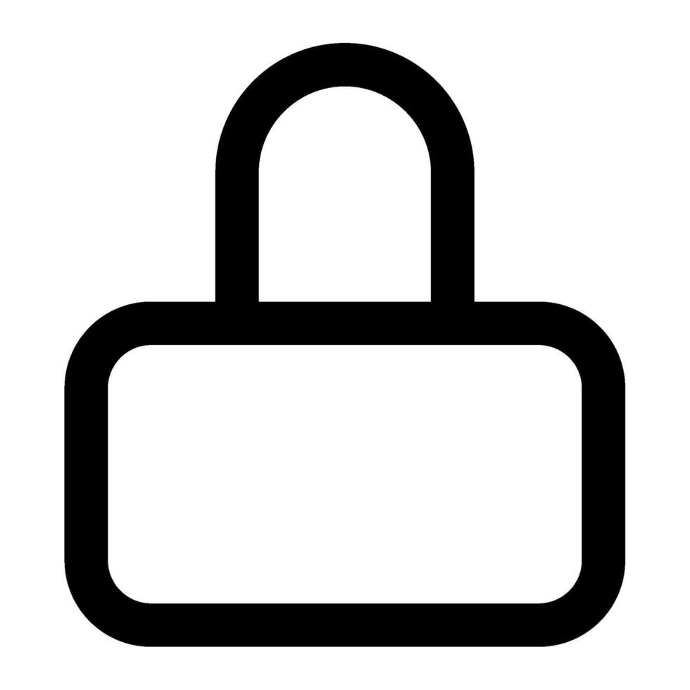 Lock icon for uiux, web, app, infographic, etc vector