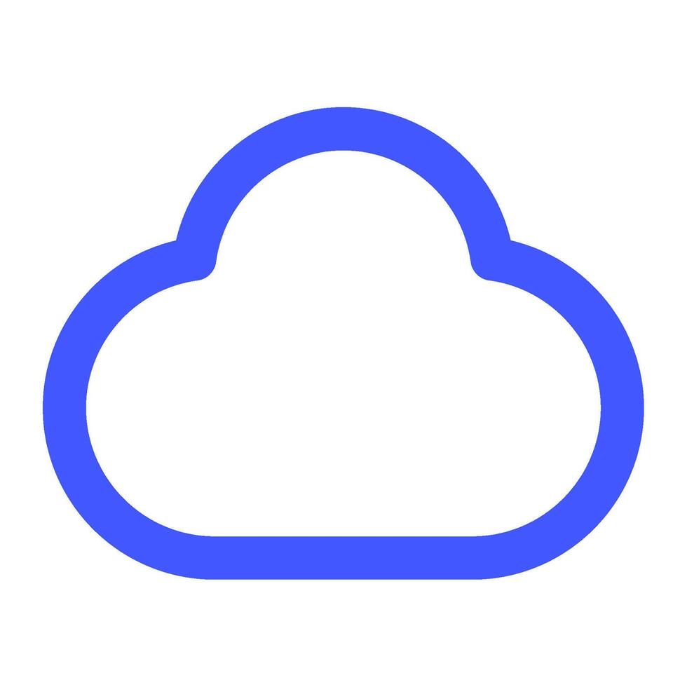 Cloud icon for uiux, web, app, infographic, etc vector