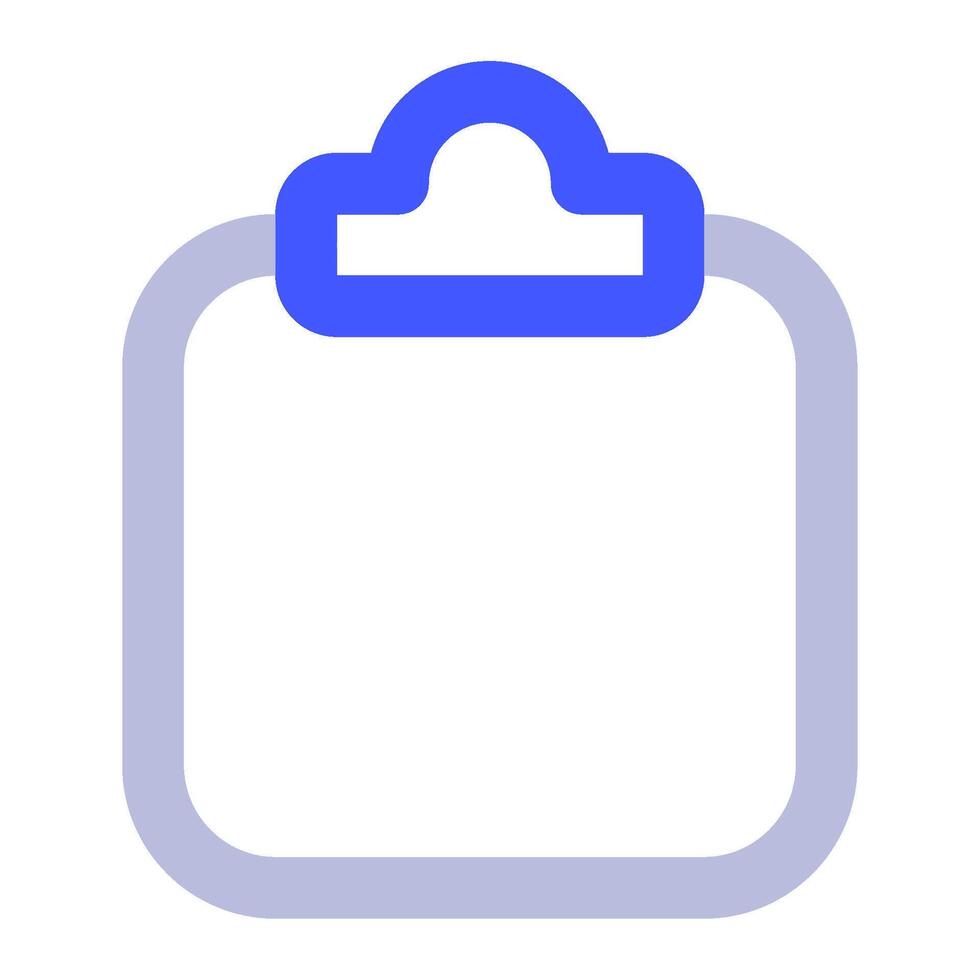 portapapeles icono para uiux, web, aplicación, infografía, etc vector