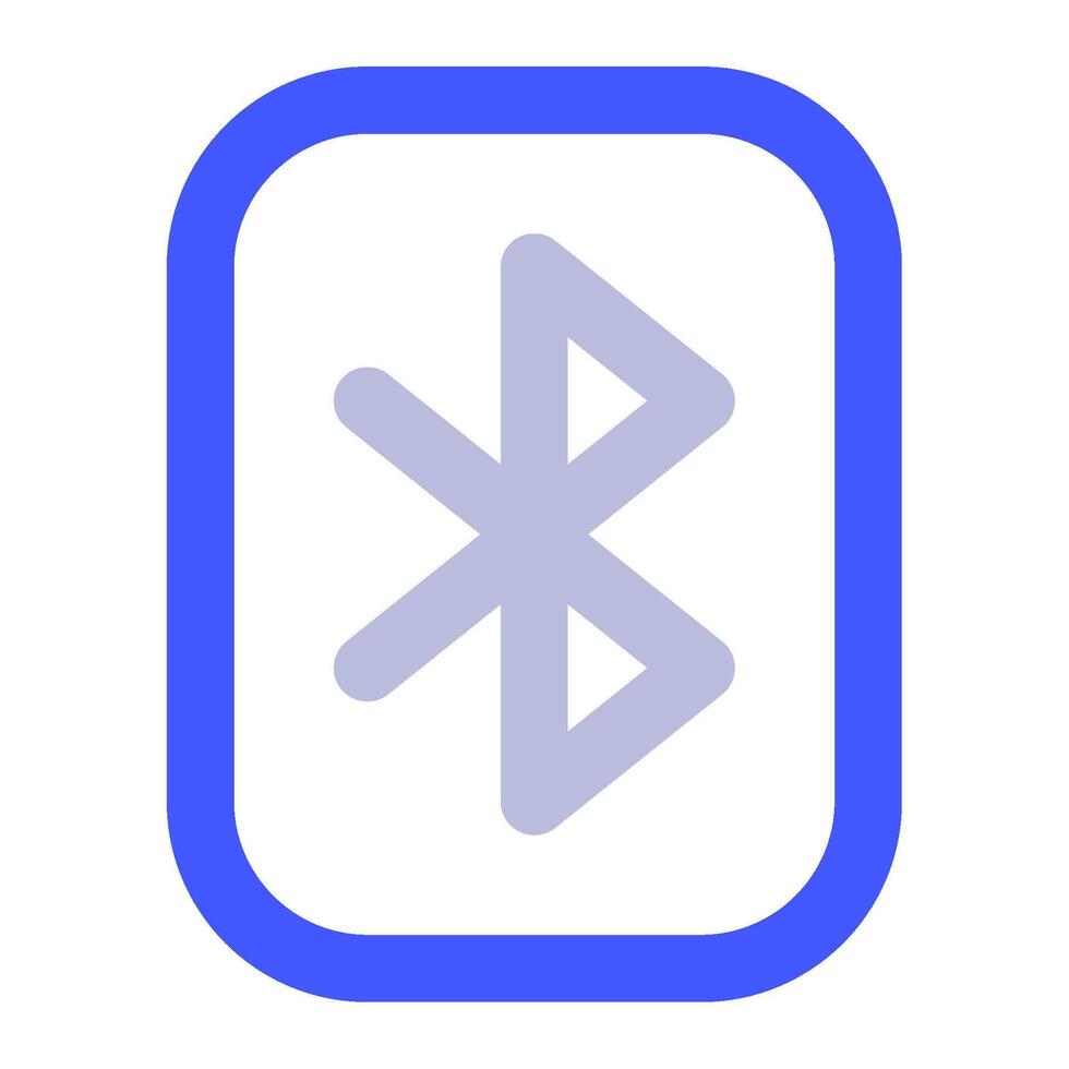 Bluetooth icon for uiux, web, app, infographic, etc vector