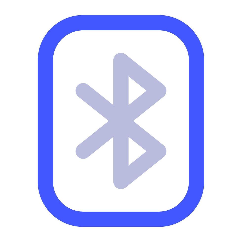 Bluetooth icon for uiux, web, app, infographic, etc vector