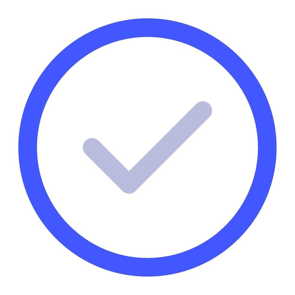Checkmark icon for uiux, web, app, infographic, etc vector