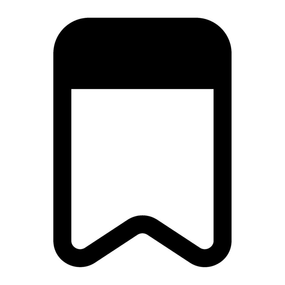 Bookmark icon for uiux, web, app, infographic, etc vector