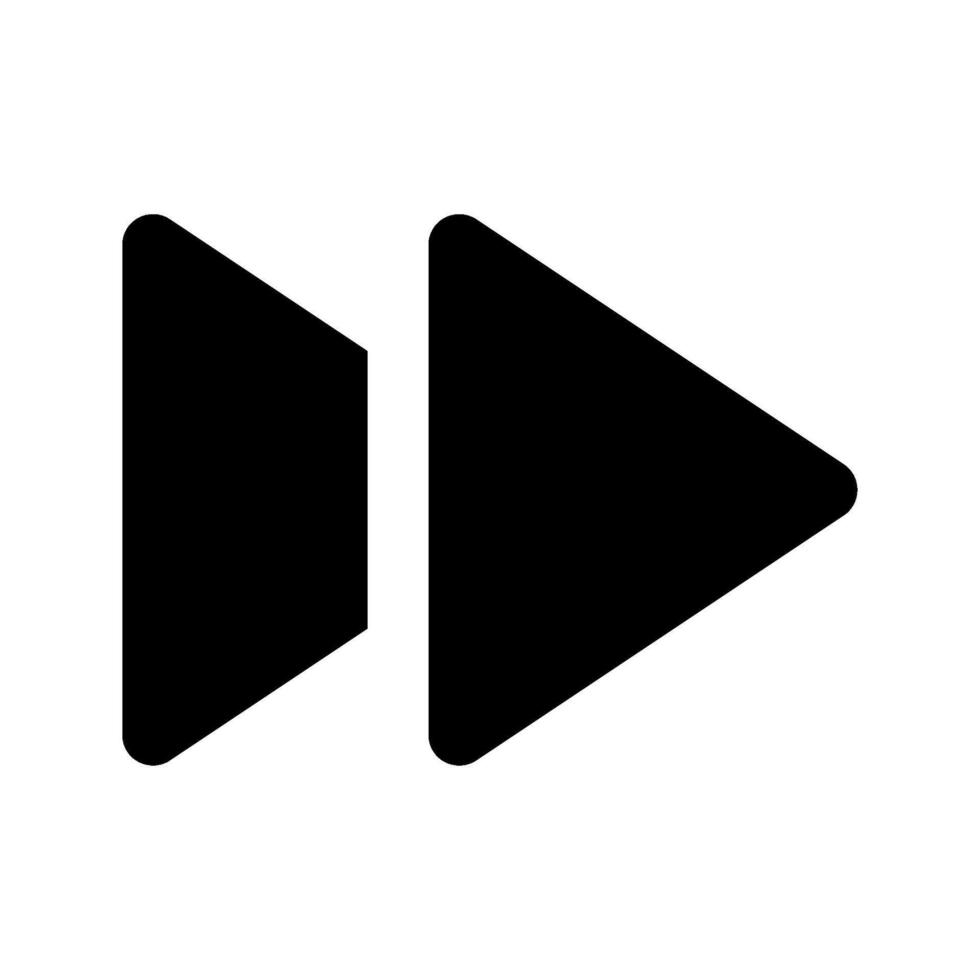 Forward icon for uiux, web, app, infographic, etc vector