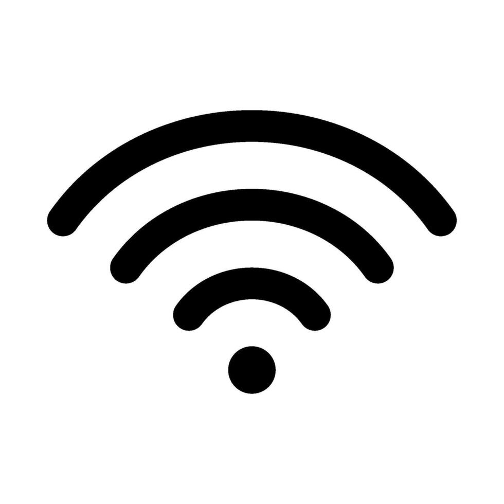 Wifi icon for uiux, web, app, infographic, etc vector