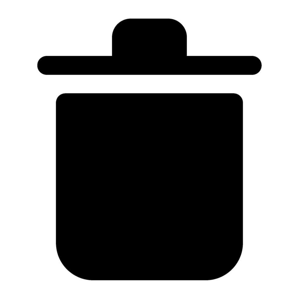 Trash icon for uiux, web, app, infographic, etc vector