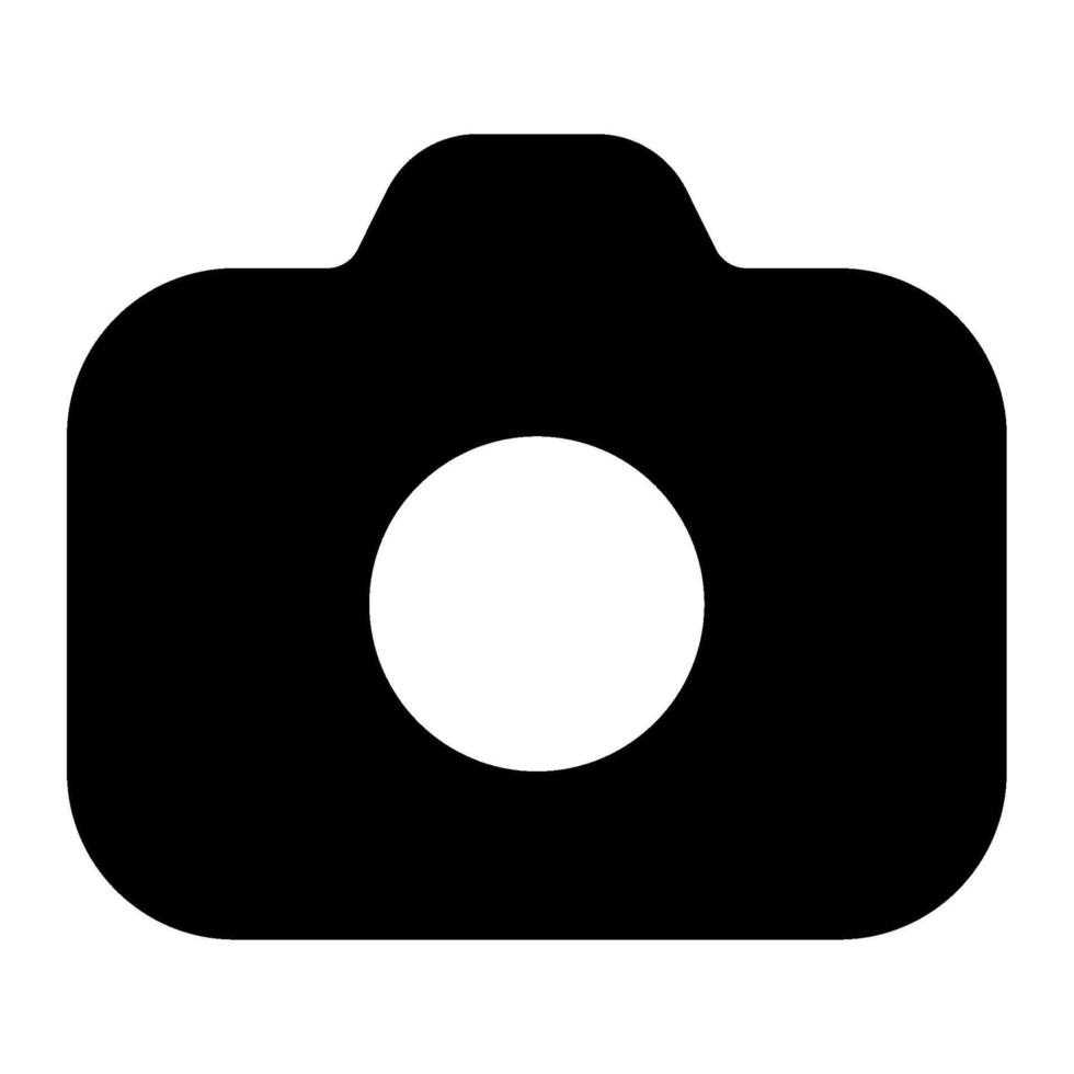 Camera icon for uiux, web, app, infographic, etc vector