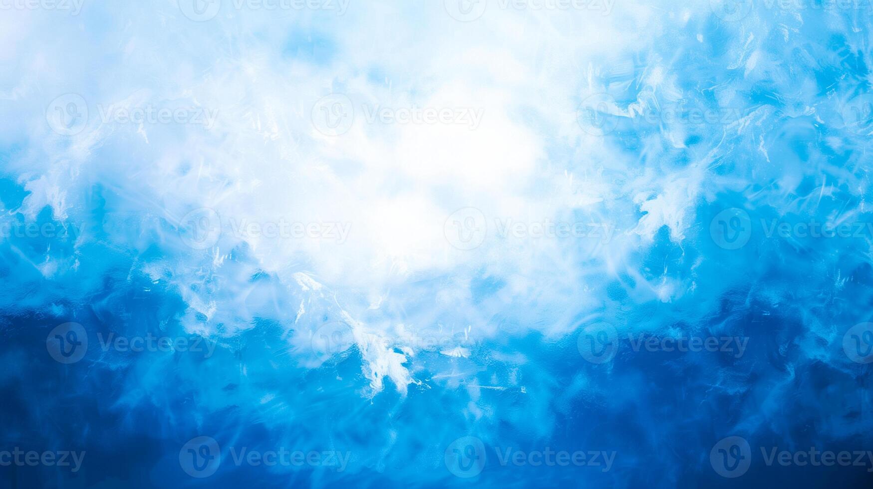 Blue watercolor hand painted abstract background. photo